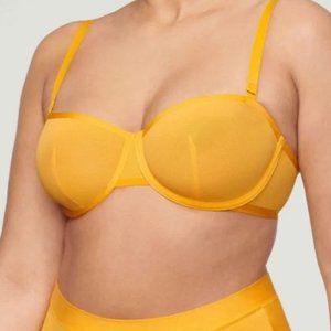 CUUP The Balconette - Mesh, Marigold - 34 / F